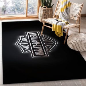 Harley Davidson Ver4 Area Rug Living Room Rug Us Gift Decor