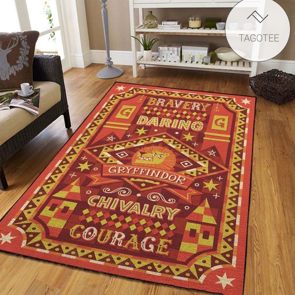 Harry Potter Gryffindor – Area Rug Floor Decor Area Rug – Home Decor – Bedroom Living Room Decor