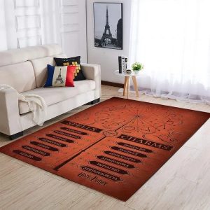 Harry Potter Spells Charms Area Rug – Ts170222