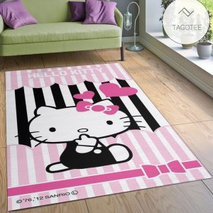 Hello Kitty 10 Area Rug For Christmas Living Room Rug Floor Decor Home Decor