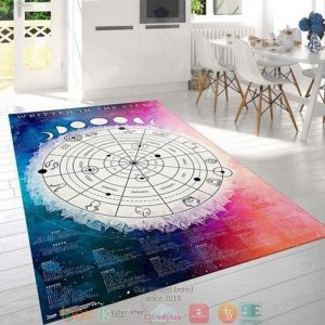 Horoscope Chart Rug Carpet