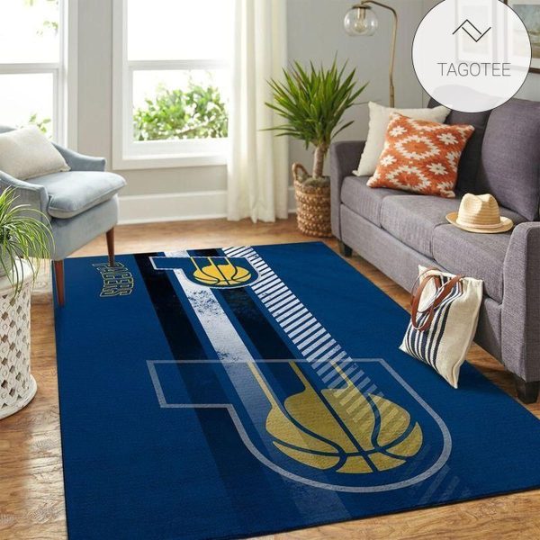 Indiana Pacers Area Rug Nba Basketball Team Logo Carpet Living Room Rugs Floor Decor 20030410