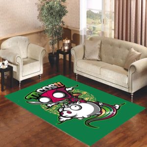 Invader Zim Globe Living Room Carpet Rugs