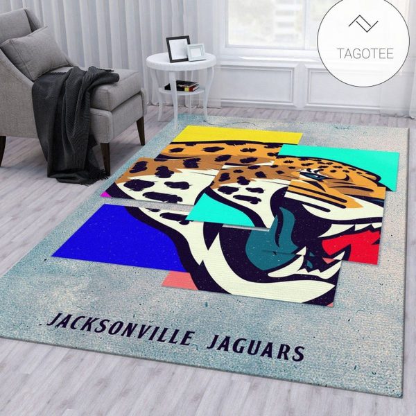 Jacksonville Jaguars Nfl Area Rug Living Room Rug Floor Decor Home Decor