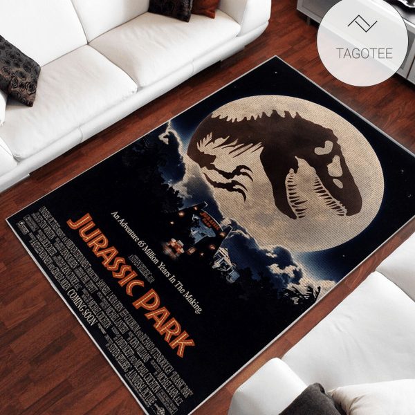 Jurassic Park Area Rug – Home Decor – Bedroom Living Room Decor