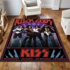 Kiss Rock Band Area Rugs