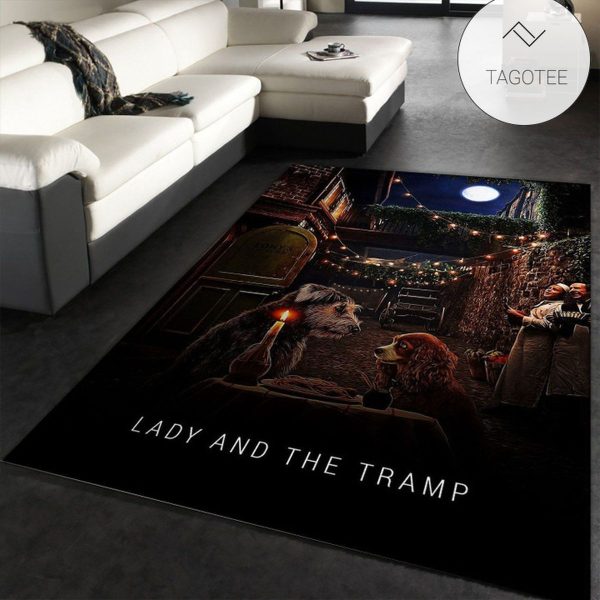 Lady And The Tramp Area Rug Movie Rug Family Gift Us Decor