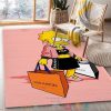 Lisa Simpson Louis Vuitton And Gucci Area Rug