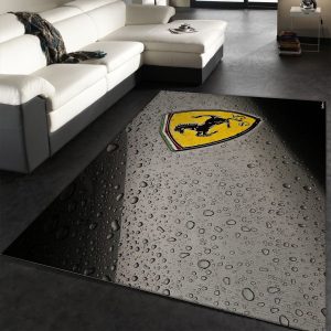 Logo Ferrari Rug Living Room Christmas Gift Us Decor