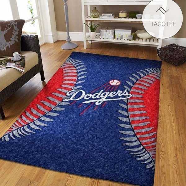 Los Angeles Dodgers Mlb Baseball Area Rug