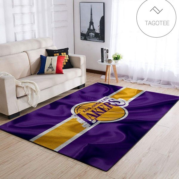 Los Angeles Lakers Area Rug Nba Basketball Team Logo Carpet Living Room Rugs Floor Decor 1912263