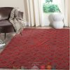 Louis Vuitton 3D Lv Dark Red Rug Carpet