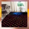 Louis Vuitton Black Rectangle Rug