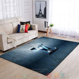 Louis Vuitton Blue Inspired Rug