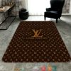 Louis Vuitton Brown Carpet Rug