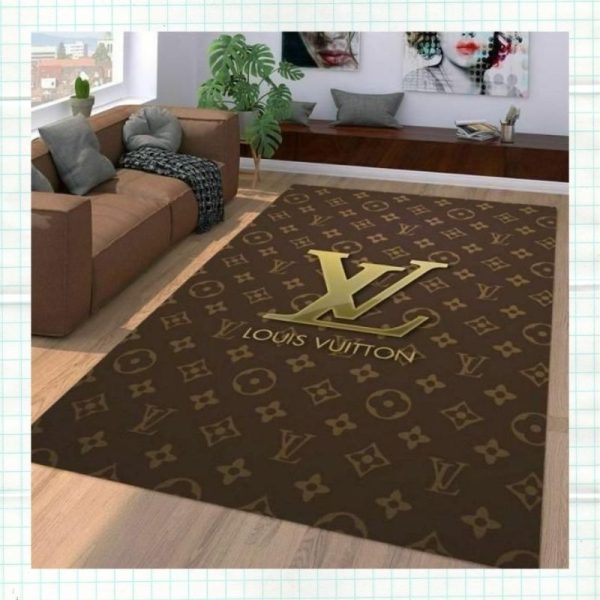 Louis Vuitton Brown Rug