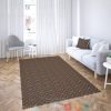 Louis Vuitton Lv Brown Simple Rug Carpet