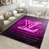 Louis Vuitton Neon Fashion Brand Area Rugs