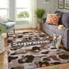 Louis Vuitton-Supreme Camo Inspired Rug