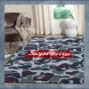 Louis Vuitton Supreme Camo Rug