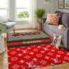 Louis Vuitton Supreme Gucci Red Green Brown Rug Carpet