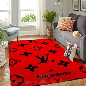 Louis Vuitton-Supreme Inspired Rug