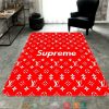 Louis Vuitton Supreme Red Carpet Rug