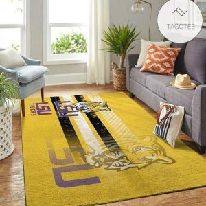 Lsu Tigers Area Rug Football Team Logo Carpet Living Room Rugs Floor Decor 1912062