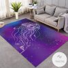 Magic Jellyfish In The Galaxy Rug Living Room Carpet