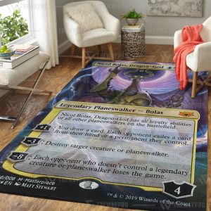 Magic The Gardening Nicol Bolas Dragon-God Rug