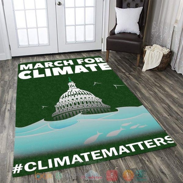 March For Climate Climatematters Rug