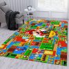 Mario All Rug Bedroom Rug Christmas Gift Us Decor