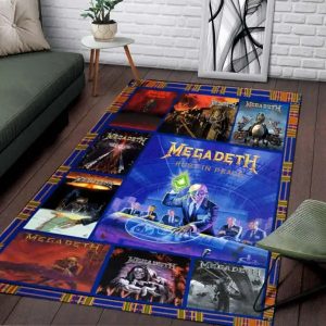 Megadeth Rust In Peace Area Rug – Ts170222