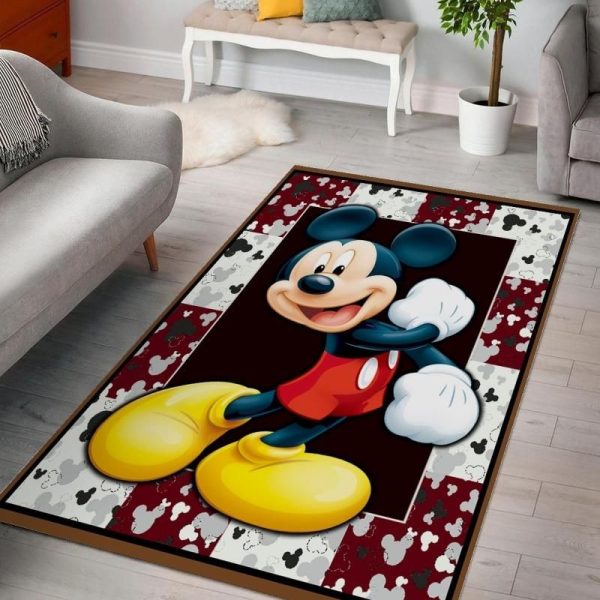 Mickey Disney Living Room Area Rug