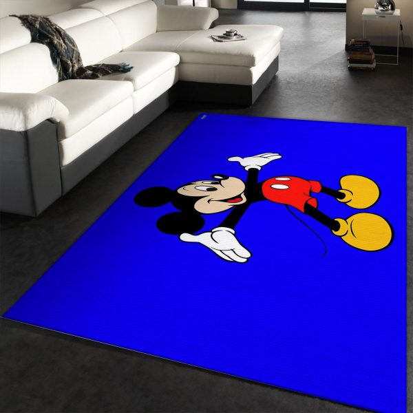 Mickey Mouse Disney Area Rug Bedroom Christmas Gift Us Decor