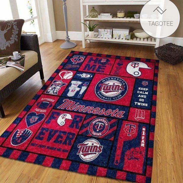 Minnesota Twins Area Rug Mlb Baseball Team Logo Carpet Living Room Rugs Floor Decor 2002174