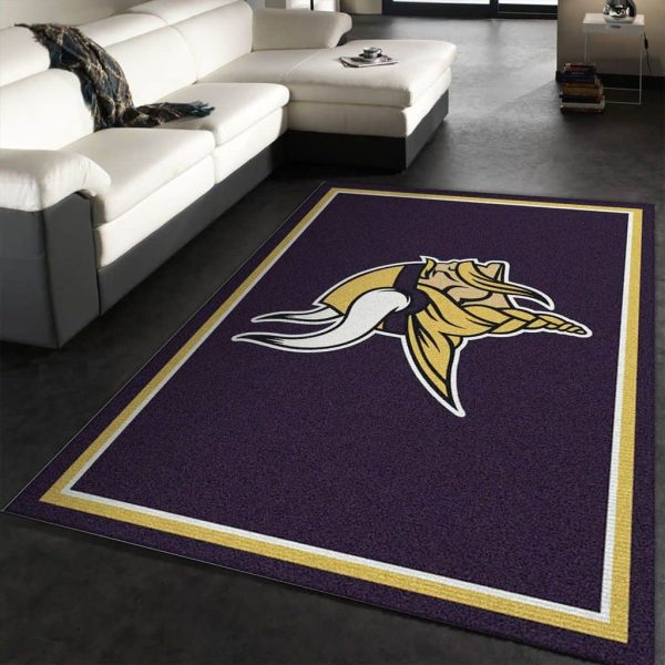 Minnesota Vikings Imperial Spirit Rug Nfl Area Rug Carpet