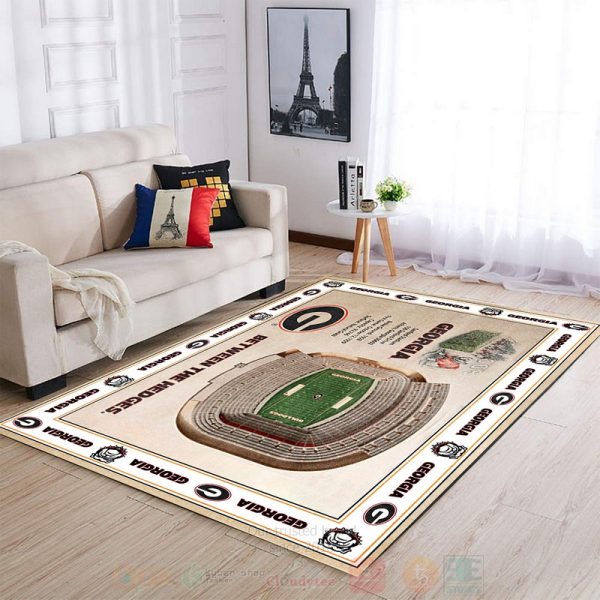 Ncaa Georgia Bulldogs Between The Hedges Rugs