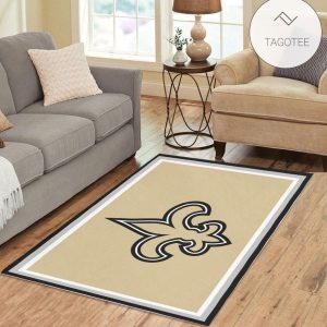 New Orleans Saints Rug Football Rug Floor Decor