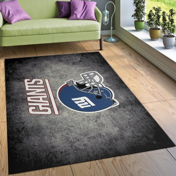 New York Giants Imperial Distressed Rug Nfl Area Rug Carpet