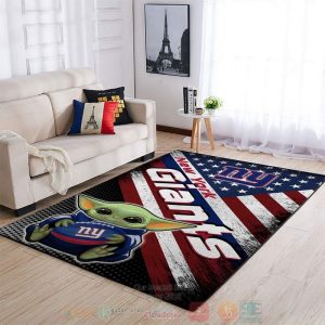 New York Giants Nfl Team Logo Baby Yoda Us Area Rugs