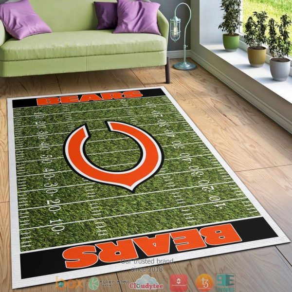 Nfl Chicago Bears Room Sport Rug Carpet