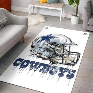 Nfl Football Dallas Cowboys Home Decor Area Rug Rugs For Living Room Rug Home Decor