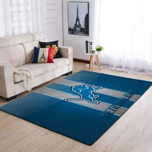 Nfl Football Detroit Lions Rug Area Rug Home Decor