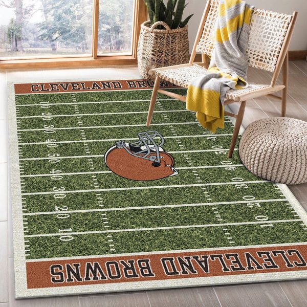 Nfl Homefield Cleveland Browns Area Rug For Christmas