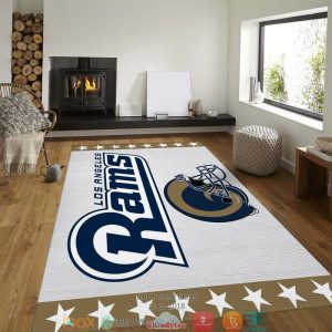 Nfl Los Angeles Rams Helmet Rug Carpet