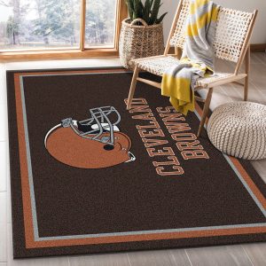 Nfl Spirit Cleveland Browns Area Rug For Christmas