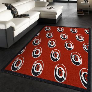 Nhl Repeat Carolina Hurricanes Area Rug Carpet