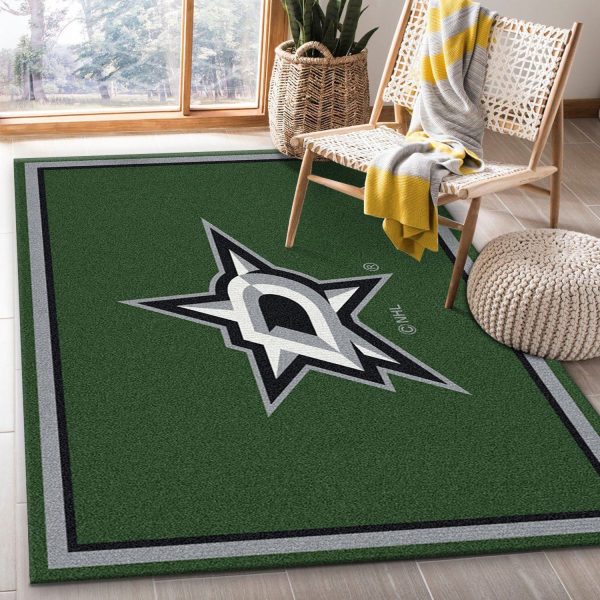 Nhl Spirit Dallas Stars Area Rug For Christmas