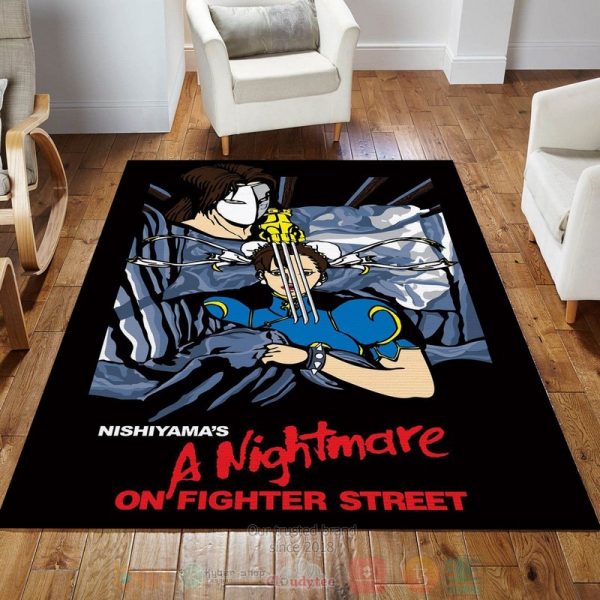 Nightmare On Fight Street Area Rugs